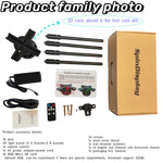 พัดลมโฮโลกราฟิก 3D ขนาด 60 ซม. ความละเอียด 1600x720 พร้อม LED 720 ดวง ควบคุมเนื้อหาผ่าน WiFi/แอป ปลั๊ก US, EU, UK, AU