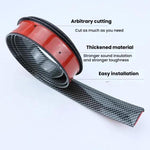 Self-Adhesive Car Wheel Arch Trim Protective Strip Anti-Scratch Guard for Vehicle Door Edge Length 1.5m, 4.5cm Wide Black, 4.5cm Wide Carbon Fiber, 3.5cm Wide Black, 3.5cm Wide Carbon Fiber