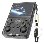เครื่องเล่นเกมมือถือ R36XX แบบ WiFi สองย่านความถี่ หน้าจอ IPS HD Mipi ขนาด 3.5 นิ้ว ระบบปฏิบัติการ Linux แบบโอเพ่นซอร์ส, 64G, 128G