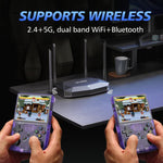 เครื่องเล่นเกมมือถือ R36XX แบบ WiFi สองย่านความถี่ หน้าจอ IPS HD Mipi ขนาด 3.5 นิ้ว ระบบปฏิบัติการ Linux แบบโอเพ่นซอร์ส, 64G, 128G
