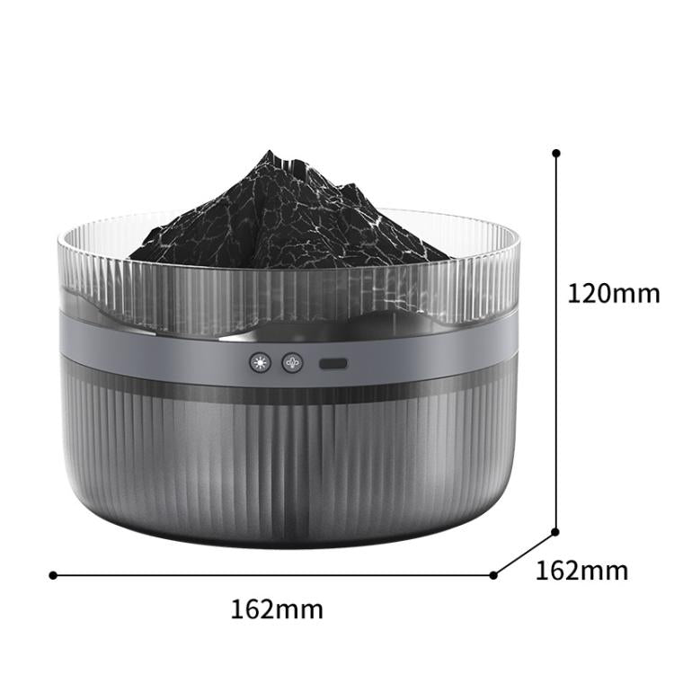 เครื่องกระจายกลิ่นน้ำมันหอมระเหยภูเขาไฟ 2L ความจุใหญ่ เครื่องเพิ่มความชื้นแบบพ่นไอน้ำ เติมน้ำด้านบน