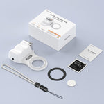 TELESIN P1-MP-10 ที่จับกล้องแม่เหล็กสำหรับถ่ายภาพ พร้อมรีโมทบลูทูธ สำหรับมือถือ สีขาว P1-MP-10, สีดำ P1-MP-10