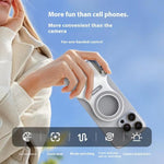 TELESIN P1-MP-10 ที่จับกล้องแม่เหล็กสำหรับถ่ายภาพ พร้อมรีโมทบลูทูธ สำหรับมือถือ สีขาว P1-MP-10, สีดำ P1-MP-10