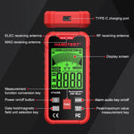เครื่องวัดสนามแม่เหล็กไฟฟ้า EMF แบบชาร์จไฟได้ HABOTEST HT628B, HT628B