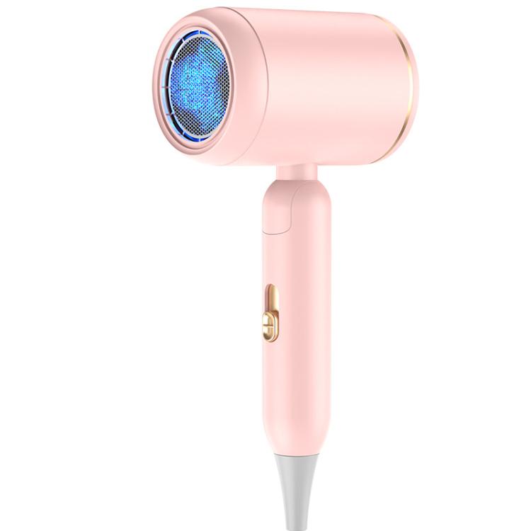ไดร์เป่าผมความเร็วสูง 800-1200W พร้อมแสงสีฟ้าดูแลผม พับเก็บได้ พกพาสะดวกสำหรับเดินทาง ปลั๊ก US ปลั๊ก EU ปลั๊ก UK