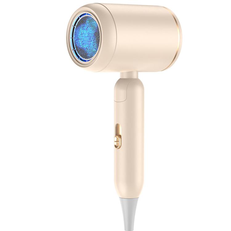 ไดร์เป่าผมความเร็วสูง 800-1200W พร้อมแสงสีฟ้าดูแลผม พับเก็บได้ พกพาสะดวกสำหรับเดินทาง ปลั๊ก US ปลั๊ก EU ปลั๊ก UK