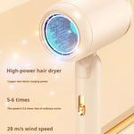 ไดร์เป่าผมความเร็วสูง 800-1200W พร้อมแสงสีฟ้าดูแลผม พับเก็บได้ พกพาสะดวกสำหรับเดินทาง ปลั๊ก US ปลั๊ก EU ปลั๊ก UK