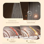 ไดร์เป่าผมความเร็วสูง 800-1200W พร้อมแสงสีฟ้าดูแลผม พับเก็บได้ พกพาสะดวกสำหรับเดินทาง ปลั๊ก US ปลั๊ก EU ปลั๊ก UK