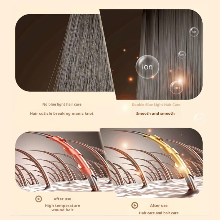 ไดร์เป่าผมความเร็วสูง 800-1200W พร้อมแสงสีฟ้าดูแลผม พับเก็บได้ พกพาสะดวกสำหรับเดินทาง ปลั๊ก US ปลั๊ก EU ปลั๊ก UK