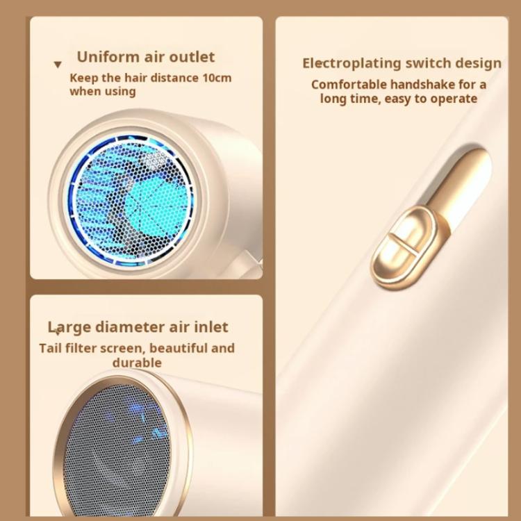 ไดร์เป่าผมความเร็วสูง 800-1200W พร้อมแสงสีฟ้าดูแลผม พับเก็บได้ พกพาสะดวกสำหรับเดินทาง ปลั๊ก US ปลั๊ก EU ปลั๊ก UK