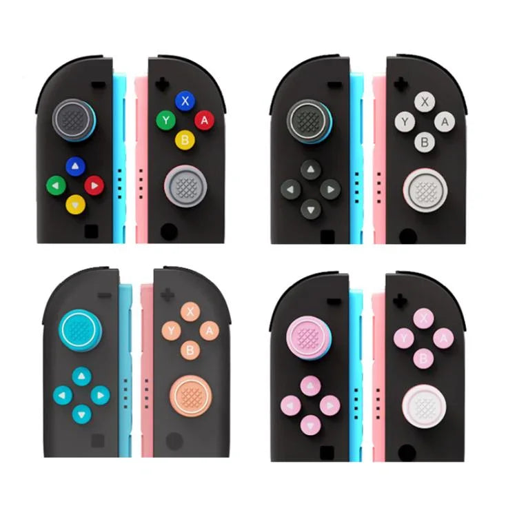 ชุดซิลิโคนปุ่มและฝาครอบจอยสติ๊กสำหรับจอยคอน Nintendo Switch 2