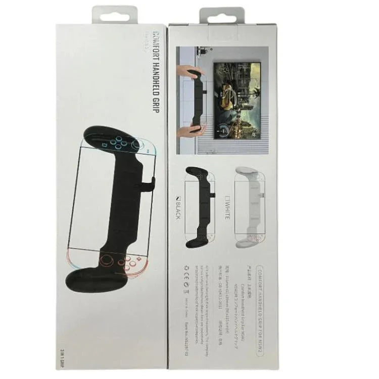 ด้ามจับกันลื่นแบบสรีรศาสตร์สำหรับ Nintendo Switch 2 / Switch / Switch OLED, JYS-NS2297 สีดำ, JYS-NS2297 สีขาว