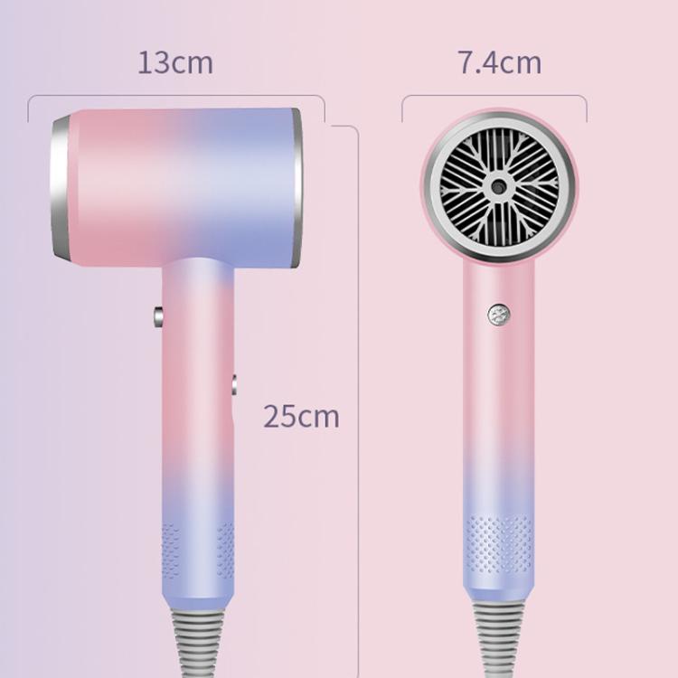 High-Speed Hair Dryer Salon & Home Blow Dryer with Blue Light Ionic Technology, US Plug, EU Plug, UK Plug