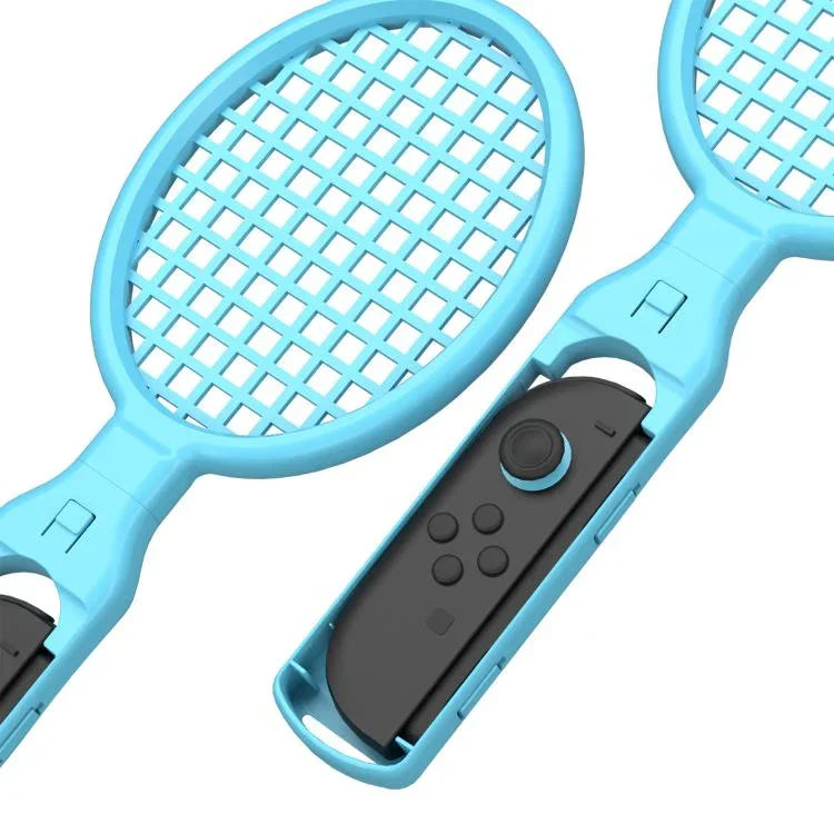สำหรับ Nintendo Switch 2 จอยคอน ชุดจับคอนโทรลเลอร์เคลื่อนไหวรูปแร็กเก็ตเทนนิส 1 คู่, แร็กเก็ตเทนนิส