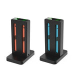 สถานีชาร์จแม่เหล็ก 4-in-1 DOBE สำหรับ Nintendo Switch 2 คอนโทรลเลอร์พร้อมไฟ LED แสดงสถานะและที่เก็บตลับเกม, TNS-3192B