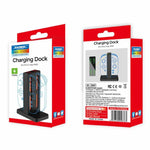 สถานีชาร์จแม่เหล็ก 4-in-1 DOBE สำหรับ Nintendo Switch 2 คอนโทรลเลอร์พร้อมไฟ LED แสดงสถานะและที่เก็บตลับเกม, TNS-3192B