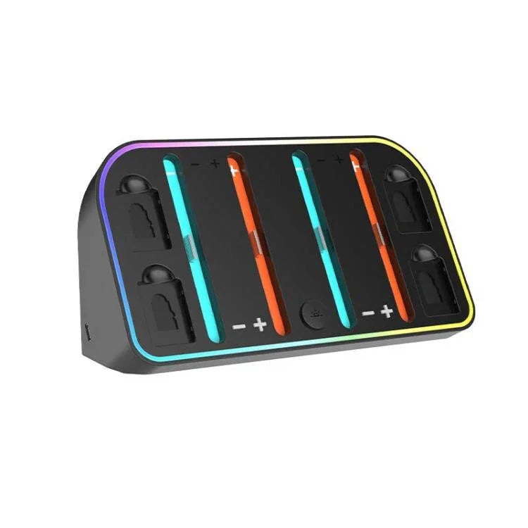 แท่นชาร์จติดผนังสำหรับ Nintendo Switch 2 JoyCon พร้อมไฟ RGB, HBS-2807