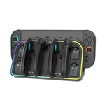 แท่นชาร์จติดผนังสำหรับ Nintendo Switch 2 JoyCon พร้อมไฟ RGB, HBS-2807