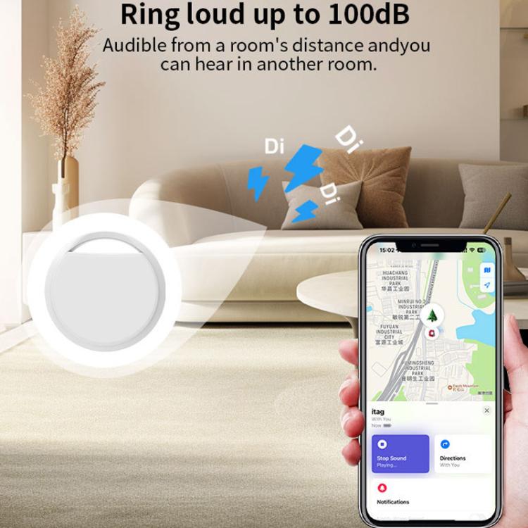 เครื่องติดตามสัตว์เลี้ยงอัจฉริยะแบบบลูทูธสำหรับ Apple ป้องกันการสูญหาย