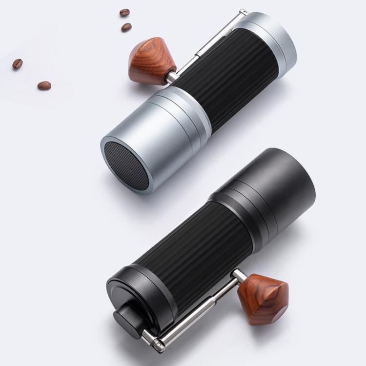 เครื่องบดกาแฟมือหมุนเจ็ดดาว CNC ใบมีดสแตนเลส พร้อมด้ามหมุนพับได้ สำหรับเมล็ดกาแฟ