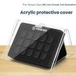 ฝาครอบอะคริลิกกันฝุ่นสำหรับ Elgato Stream Deck MK.2 Live Console