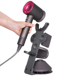 ที่วางไดร์เป่าผม Dyson Supersonic แบบตั้งโต๊ะ ขาตั้งโลหะพร้อมที่จัดเก็บสายไฟ ถอดได้ สีดำ