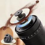 เครื่องบดกาแฟไฟฟ้าพกพาพร้อมการตั้งค่า 40 ระดับ ชาร์จไฟได้ USB-C ใบมีดเซรามิก
