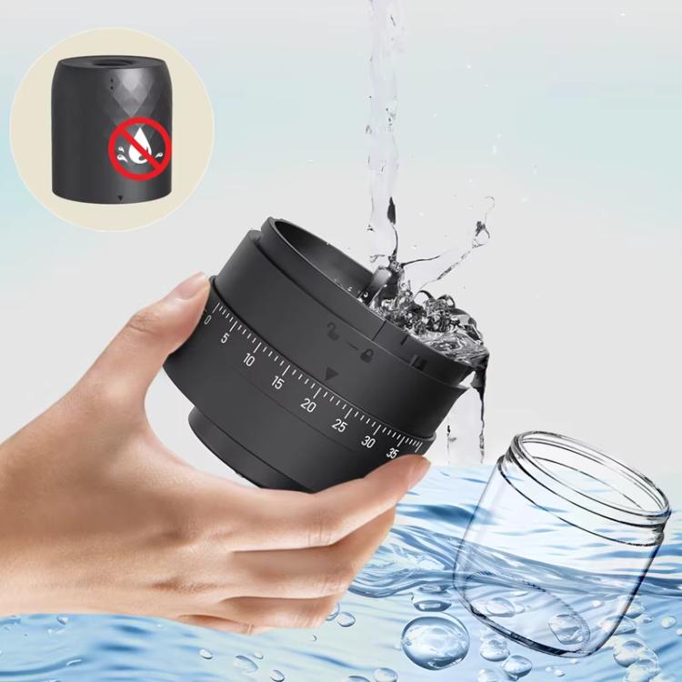 เครื่องบดกาแฟไฟฟ้าพกพาพร้อมการตั้งค่า 40 ระดับ ชาร์จไฟได้ USB-C ใบมีดเซรามิก