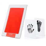 ของที่ระลึกพิมพ์รอยมือรอยเท้าเด็กปลอดสารพิษ ของเล่นดินเหนียวสำหรับทารก