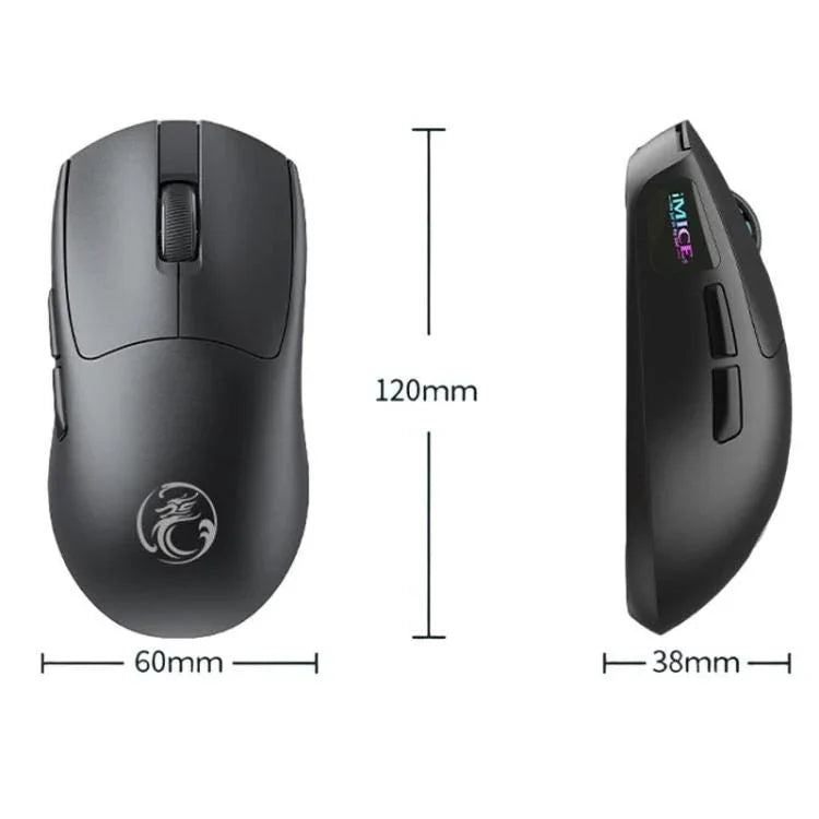 เมาส์เกมมิ่ง iMICE G900 6 ปุ่ม 12800DPI ชาร์จไฟได้ แบบ Tri-Mode ไร้สาย