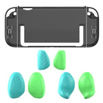 เคสป้องกันคริสตัลดีไซน์แยกสำหรับ Nintendo Switch 2 พร้อมด้ามจับตามหลักสรีรศาสตร์ 3 ขนาด สีใส+แดงน้ำเงิน, สีใส+เขียวน้ำเงิน, สีใส+ดำ, สีดำใส+แดงน้ำเงิน, สีดำใส+เขียวน้ำเงิน, สีดำใส+ดำ