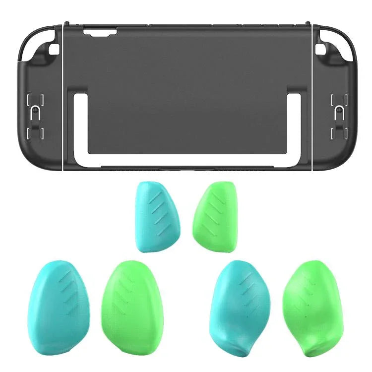 เคสป้องกันคริสตัลดีไซน์แยกสำหรับ Nintendo Switch 2 พร้อมด้ามจับตามหลักสรีรศาสตร์ 3 ขนาด สีใส+แดงน้ำเงิน, สีใส+เขียวน้ำเงิน, สีใส+ดำ, สีดำใส+แดงน้ำเงิน, สีดำใส+เขียวน้ำเงิน, สีดำใส+ดำ
