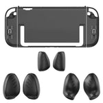 เคสป้องกันคริสตัลดีไซน์แยกสำหรับ Nintendo Switch 2 พร้อมด้ามจับตามหลักสรีรศาสตร์ 3 ขนาด สีใส+แดงน้ำเงิน, สีใส+เขียวน้ำเงิน, สีใส+ดำ, สีดำใส+แดงน้ำเงิน, สีดำใส+เขียวน้ำเงิน, สีดำใส+ดำ