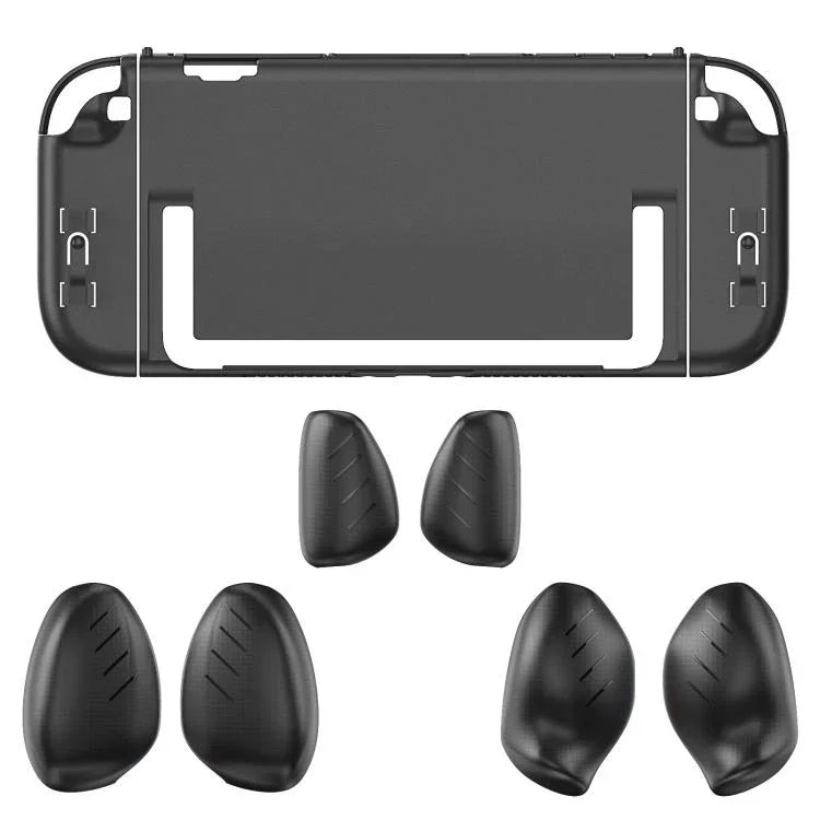 เคสป้องกันคริสตัลดีไซน์แยกสำหรับ Nintendo Switch 2 พร้อมด้ามจับตามหลักสรีรศาสตร์ 3 ขนาด สีใส+แดงน้ำเงิน, สีใส+เขียวน้ำเงิน, สีใส+ดำ, สีดำใส+แดงน้ำเงิน, สีดำใส+เขียวน้ำเงิน, สีดำใส+ดำ