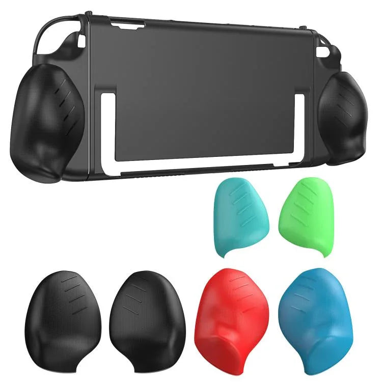 เคสป้องกันคริสตัลดีไซน์แยกสำหรับ Nintendo Switch 2 พร้อมด้ามจับตามหลักสรีรศาสตร์ 3 ขนาด สีใส+แดงน้ำเงิน, สีใส+เขียวน้ำเงิน, สีใส+ดำ, สีดำใส+แดงน้ำเงิน, สีดำใส+เขียวน้ำเงิน, สีดำใส+ดำ