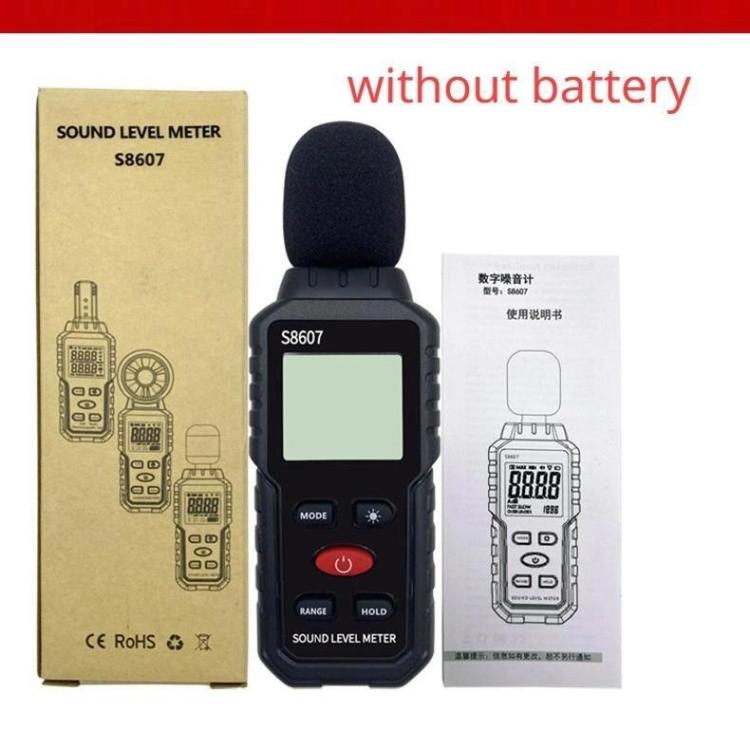เครื่องวัดเดซิเบลความแม่นยำสูงขนาดเล็ก ตรวจจับเสียงรบกวนสิ่งแวดล้อม, S8607