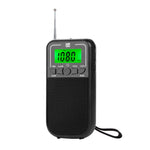 เครื่องเล่นวิทยุพกพาควบคุมด้วยนาฬิกา FM/AM/SW หลายย่านความถี่ ความไวสูง สำหรับ EU, สำหรับ US