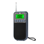เครื่องเล่นวิทยุพกพาควบคุมด้วยนาฬิกา FM/AM/SW หลายย่านความถี่ ความไวสูง สำหรับ EU, สำหรับ US