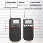 เครื่องเล่นวิทยุพกพาควบคุมด้วยนาฬิกา FM/AM/SW หลายย่านความถี่ ความไวสูง สำหรับ EU, สำหรับ US