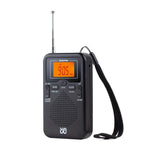 เครื่องเล่นวิทยุพกพาสเตอริโอ FM/AM ควบคุมด้วยนาฬิกาแบบพกพา สำหรับ EU, สำหรับ US