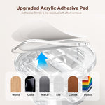ชุดคลิปจัดเก็บสายแบบกาวอเนกประสงค์ 6 ชิ้น AhaStyle WG178 สำหรับสายชาร์จและสายข้อมูลบนโต๊ะ