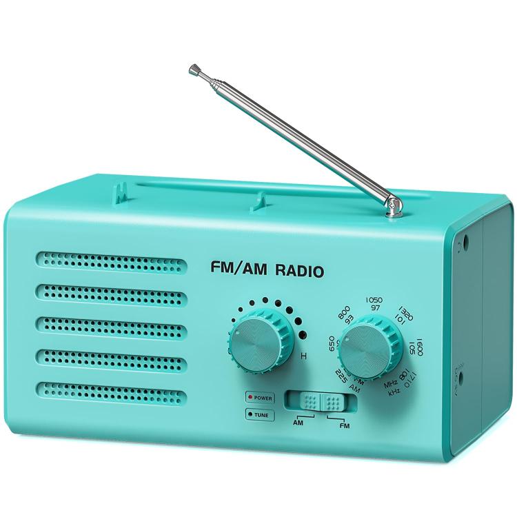เครื่องเล่นวิทยุ FM/AM สองย่านความถี่ พร้อมปลั๊กไฟภายนอก สำหรับ EU, สำหรับ US