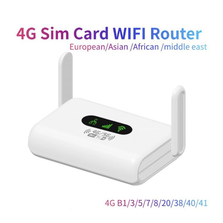 รุ่นยุโรป/เอเชีย/แอฟริกา 4G Mini CPE เราเตอร์ซิมการ์ดไร้สาย ฮอตสปอต WiFi แบบพกพา, ปลั๊ก EU, Q30