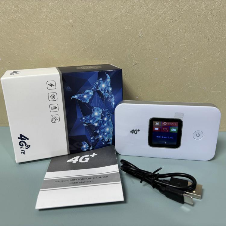 MF801 4G CAT7 สองย่านความถี่ WIFI LTE 300M เราเตอร์ไร้สายแบบเสียบปลั๊ก หน้าจอสี MIFI ฮอตสปอตมือถือ, MF801