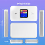 MF801 4G CAT7 สองย่านความถี่ WIFI LTE 300M เราเตอร์ไร้สายแบบเสียบปลั๊ก หน้าจอสี MIFI ฮอตสปอตมือถือ, MF801