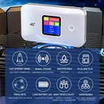 MF801 4G CAT7 สองย่านความถี่ WIFI LTE 300M เราเตอร์ไร้สายแบบเสียบปลั๊ก หน้าจอสี MIFI ฮอตสปอตมือถือ, MF801