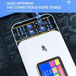 MF801 4G CAT7 สองย่านความถี่ WIFI LTE 300M เราเตอร์ไร้สายแบบเสียบปลั๊ก หน้าจอสี MIFI ฮอตสปอตมือถือ, MF801