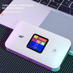 MF801 4G CAT7 สองย่านความถี่ WIFI LTE 300M เราเตอร์ไร้สายแบบเสียบปลั๊ก หน้าจอสี MIFI ฮอตสปอตมือถือ, MF801