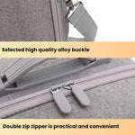 For Meta Quest 3 / 3S BKano Q3-002 VR Headset Console Storage Bag Shoulder Handheld Bag, Grey