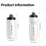 ขวดน้ำจักรยาน WEST BIKING 720ml สำหรับปั่นจักรยาน ดีไซน์บีบป้องกันการรั่วไหล ขวดน้ำกีฬาพกพา 720ml สีเหลือง, 720ml สีขาว, 720ml สีขาวกว้าง, 720ml สีเหลืองกว้าง